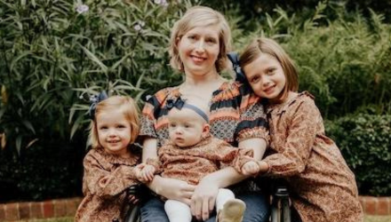 Photo of Robbi Van Schoick and her children