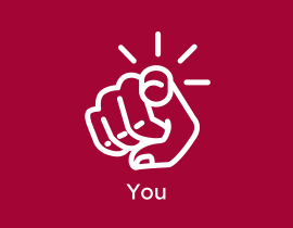 You icon - red