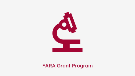 FARA grant program icon - red