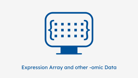 blue icon for expression array and other -omic data