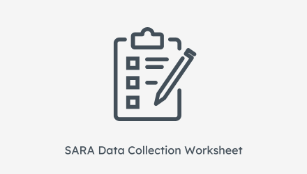 SARA data collection worksheet