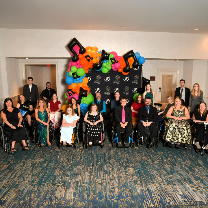 Group of people at a fundraiser