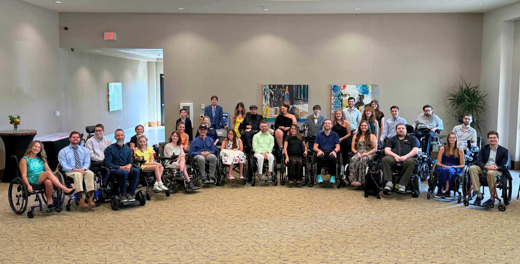 Group photos of Cure FA Soiree 2024 attendees