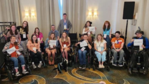Group photos of individuals attending the Baton Rouge Research Reception