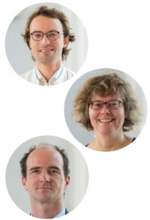 Headshots of Roderick Maas, MD, Nens van Alfen, MD, PhD, Bart P. van de Warrenburg, MD, PhD
