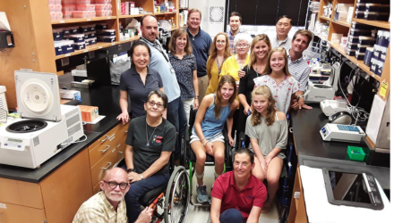 Group photo from Napierala lab