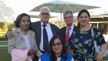 Photo of Maria Mercedes Sebastian and family