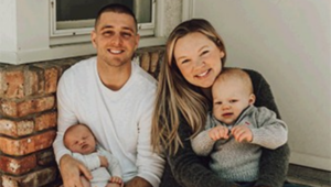 Photo of Jacob Thompson and family
